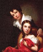 Rembrandt Peale Michaelangelo and Emma Clara Peale France oil painting reproduction